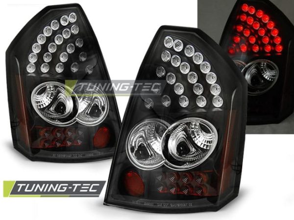 Zadné svetlá CHRYSLER 300C 05-08 čierne LED