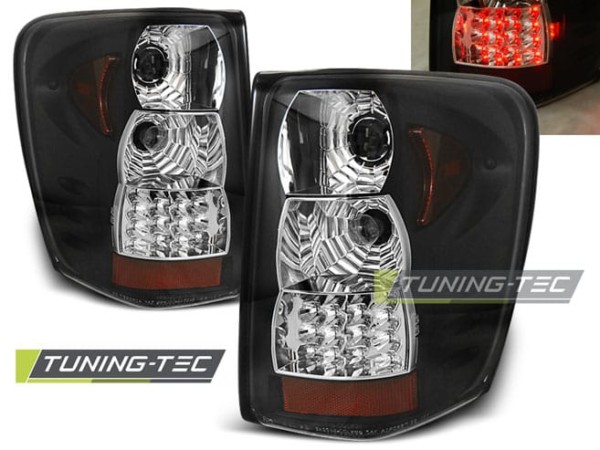 Zadné svetlá CHRYSLER JEEP GRAND CHEROKEE 99-05.05 čierne LED