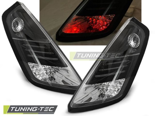 Zadné svetlá FIAT GRANDE PUNTO 09.05-09 čierne LED