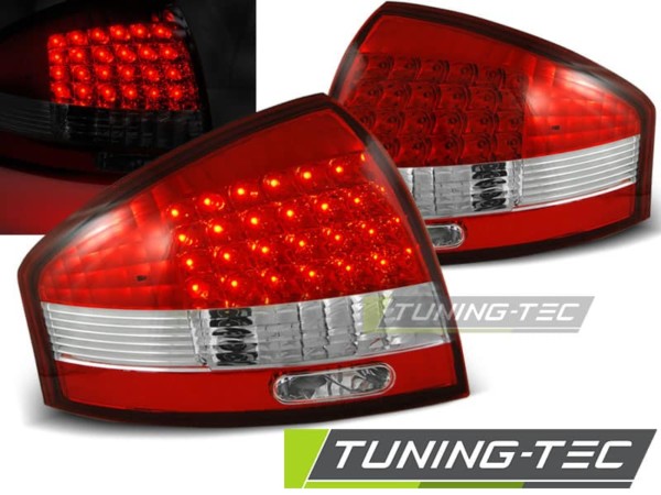 Zadné svetlá LED Červené pre AUDI A6 97-04