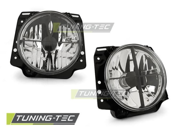 Predné svetlá Chróm pre  VW GOLF 2 08.83-08.91