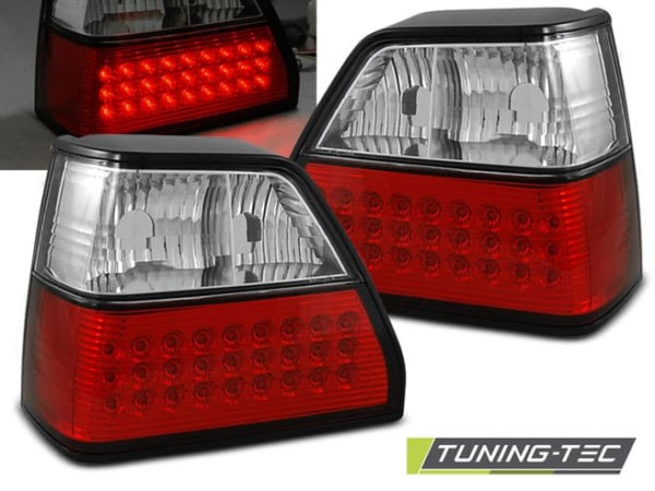 Zadné svetlá LED Červené pre VW GOLF 2 08.83-08.91