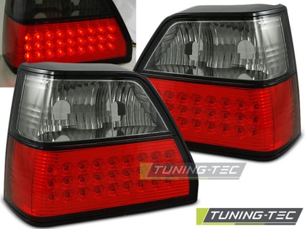 Zadné svetlá LED Červené dymové pre VW GOLF 2 08.83-08.91