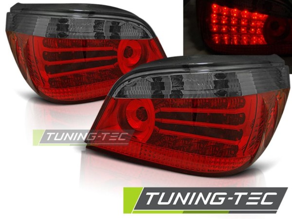 Zadné svetlá LED Červené dymové pre BMW E60 07.03-07
