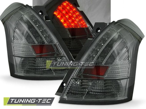 Zadné svetlá SUZUKI SWIFT 05.05-10 dymové LED
