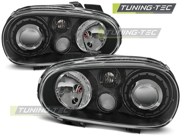 Predné svetlá SPORT Čierne pre  VW GOLF 4 09.97-09.03