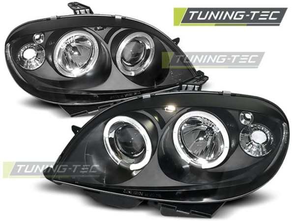 Predné svetlá CITROEN SAXO 09.99-06.03 ANGEL EYES Čierne