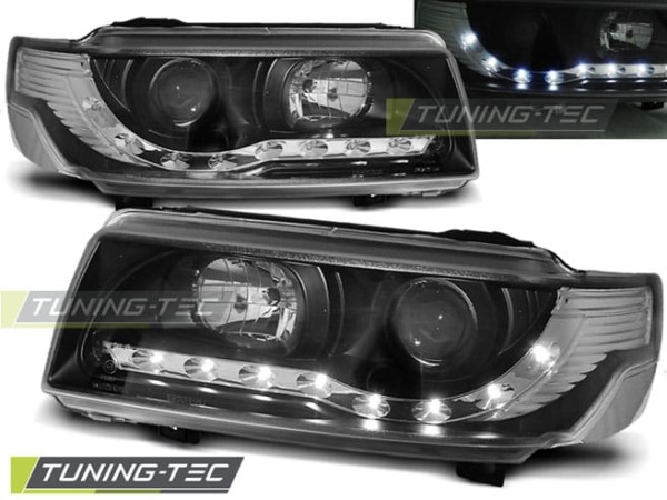 Predné svetlá -Denné svietenie Čierne pre  VW PASSAT B4 11.93-05.97
