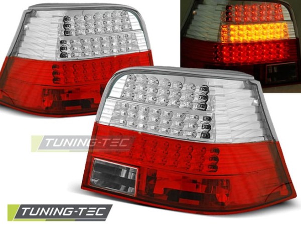 Zadné svetlá LED Červené pre VW GOLF 4 09.97-09.03