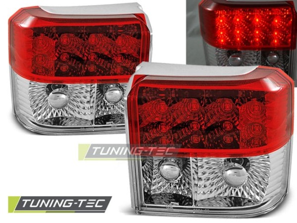 Zadné svetlá LED Červené pre VW T4 90-03.03