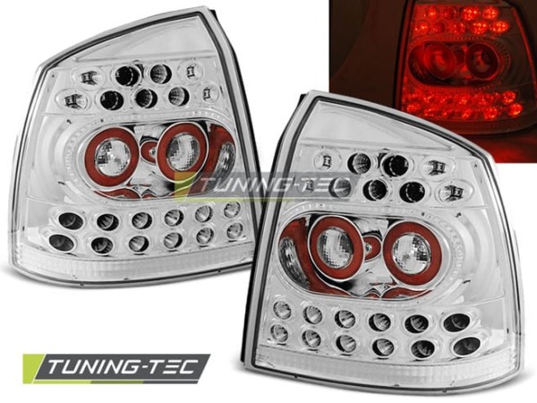Zadné svetlá OPEL ASTRA G 09.97-02.04 chrómové LED