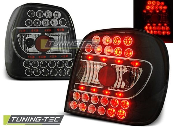 Zadné svetlá LED Čierne pre VW POLO 6N 10.94-09.99