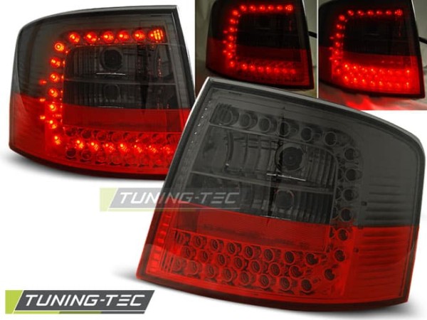 Zadné svetlá LED Červené dymové pre AUDI A6 05.97-05.04 AVANT