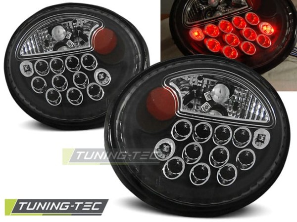 Zadné svetlá LED Čierne pre VW NEW BEETLE 10.98-05.05