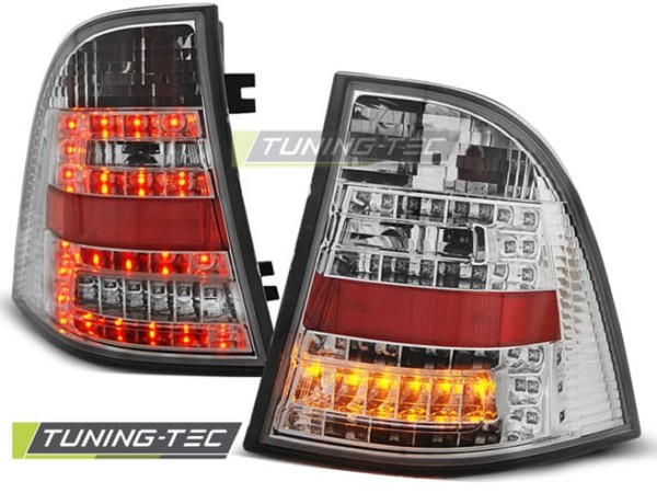 Zadné svetlá LED Chrómové pre MERCEDES W163 ML M-KLASA 03.98-05