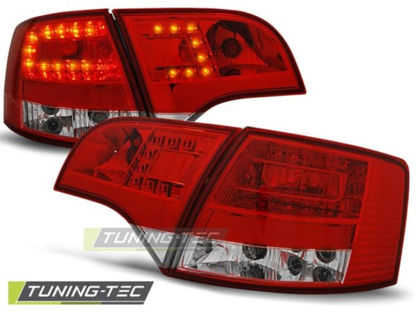 Zadné svetlá LED Červené pre AUDI A4 B7 11.04-03.08 AVANT