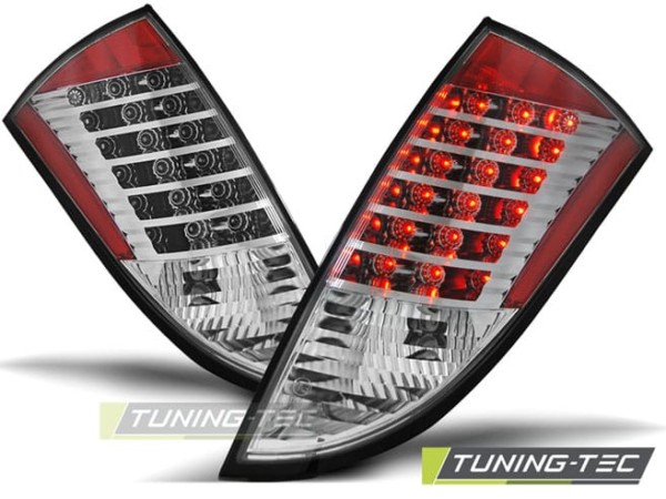 Zadné svetlá FORD FOCUS 1 HB 98-04 chrómové LED