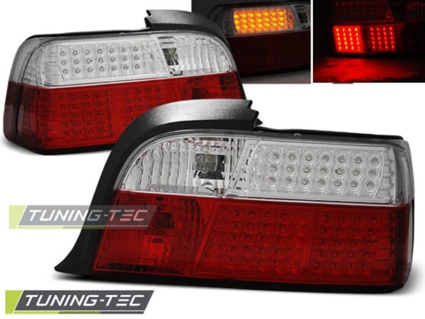 Zadné svetlá LED Červené pre BMW E36 12.90-08.99 COUPE