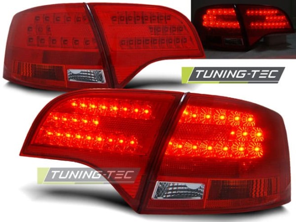 Zadné svetlá LED Červené pre AUDI A4 B7 11.04-03.08 AVANT