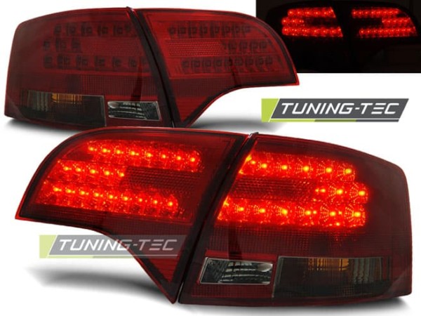 Zadné svetlá LED Červené dymové pre AUDI A4 B7 11.04-03.08 AVANT