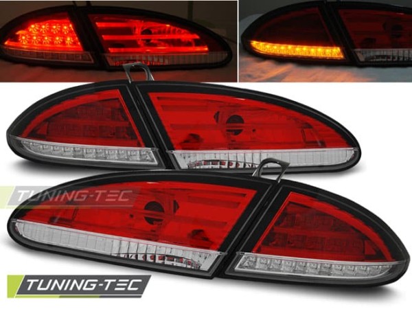 Zadné svetlá LED Červené pre SEAT LEON 06.05-09