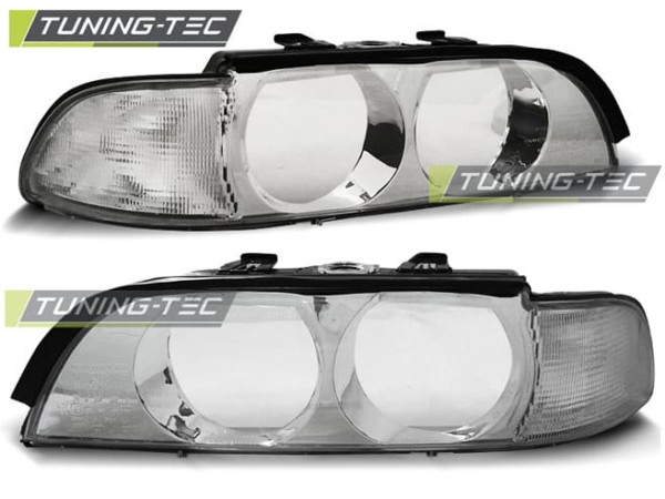 Predné svetlá Chróm pre  BMW E39 09.95-08.00