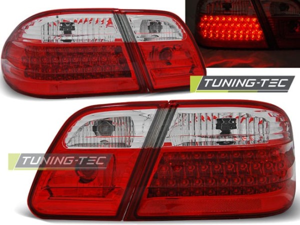 Zadné svetlá LED Červené pre MERCEDES W210 95-03.02