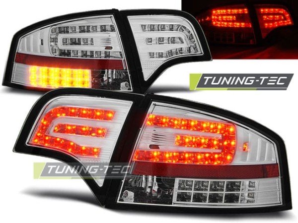 Zadné svetlá LED Chrómové pre AUDI A4 B7 11.04-03.08 SEDAN
