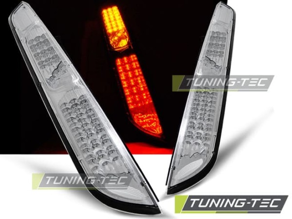 Zadné svetlá FORD FOCUS MK2 09.04-08 HB chrómové LED