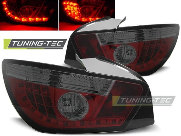 Zadné svetlá LED Červené dymové pre SEAT IBIZA 6J 3D 06.08-