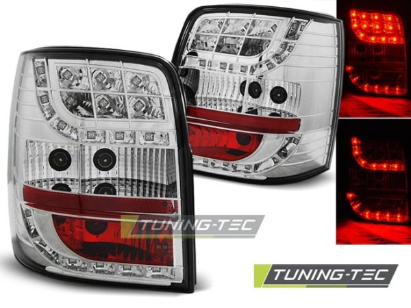 Zadné svetlá LED Chrómové pre VW PASSAT 3BG 00-04 VARIANT
