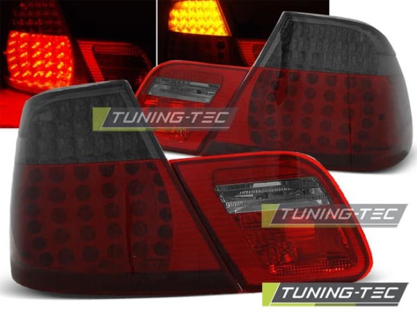 Zadné svetlá LED Červené dymové pre BMW E46 04.99-03.03 COUPE