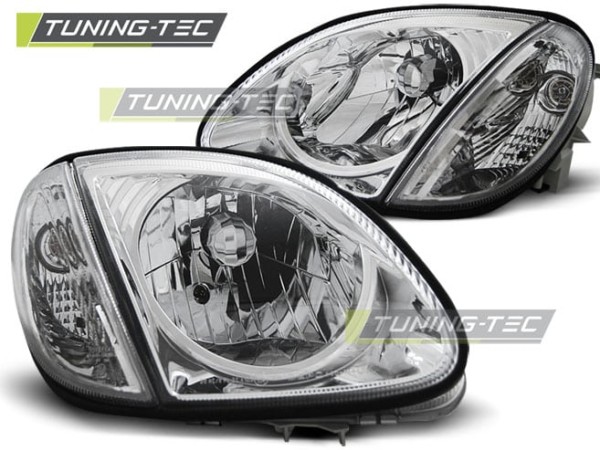 Predné svetlá Chróm pre  MERCEDES R170 SLK 04.96-04