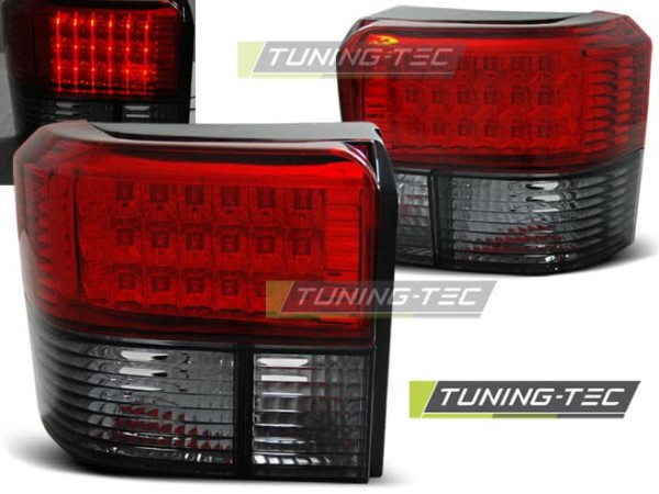Zadné svetlá LED Červené dymové pre VW T4 90-03.03