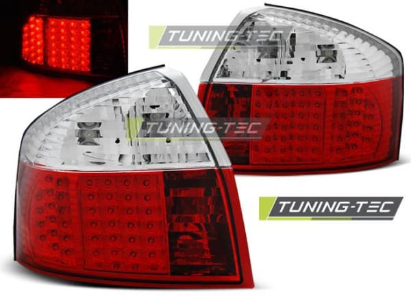 Zadné svetlá LED Červené pre AUDI A4 10.00-10.04