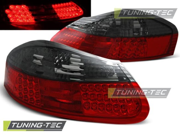 Zadné svetlá LED Červené dymové pre PORSCHE BOXSTER 96-04