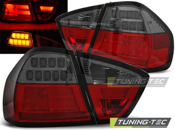 Zadné svetlá LED BAR Červené Dymové pre BMW E90 03.05-08.08