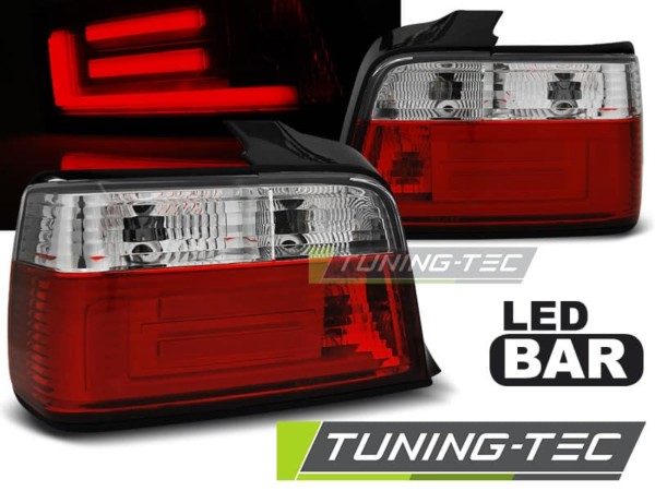 Zadné svetlá LED BAR Červené pre BMW E36 12.90-08.99 SEDAN