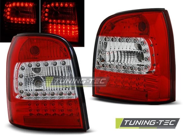 Zadné svetlá LED Červené pre AUDI A4 94-01 AVANT