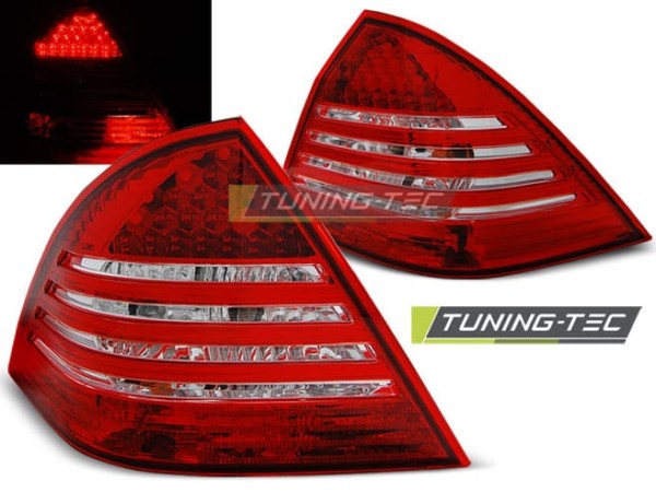 Zadné svetlá LED Červené pre MERCEDES C-KLASA W203 SEDAN 00-04