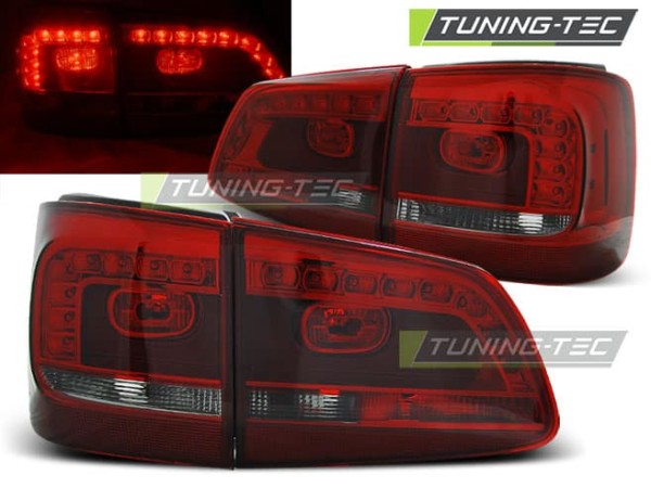 Zadné svetlá LED Červené dymové pre VW TOURAN 08.10-