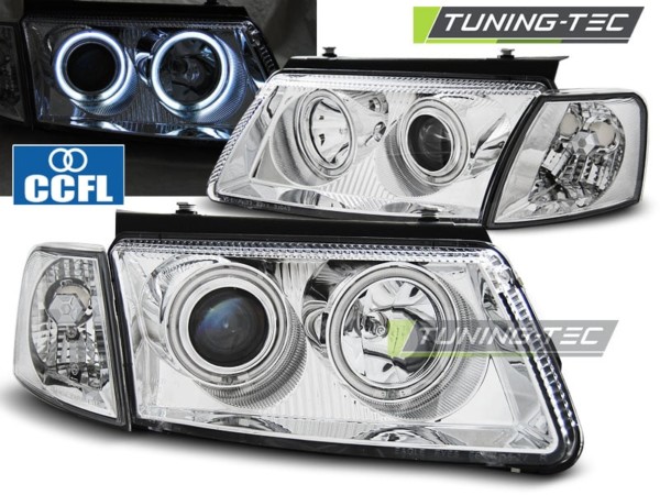Predné svetlá ANGEL EYES CCFL Chróm pre  VW PASSAT B5 3B 11.96-08.00