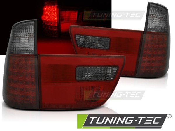 Zadné svetlá LED Červené dymové pre BMW X5 E53 09.99-06