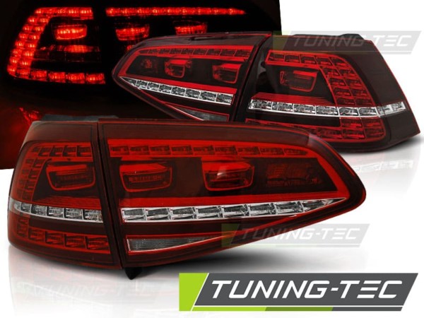 Zadné svetlá LED Červené Biele pre VW GOLF 7 13-17