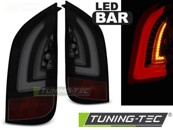Zadné svetlá LED BAR Dymové BLACK pre VW UP! 3.11- / SKODA CITIGO 12.11-