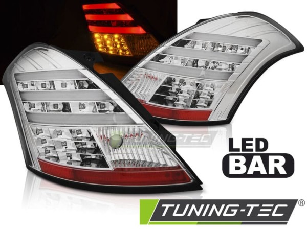 Zadné svetlá SUZUKI SWIFT V 10- chrómové LED BAR