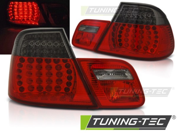 Zadné svetlá LED Červené dymové pre BMW E46 04.03-06 COUPE