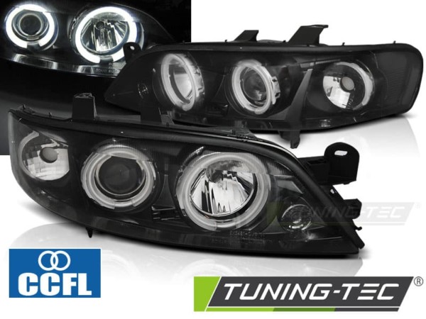 Predné svetlá OPEL VECTRA B 99-03.02 ANGEL EYES CCFL Čierne