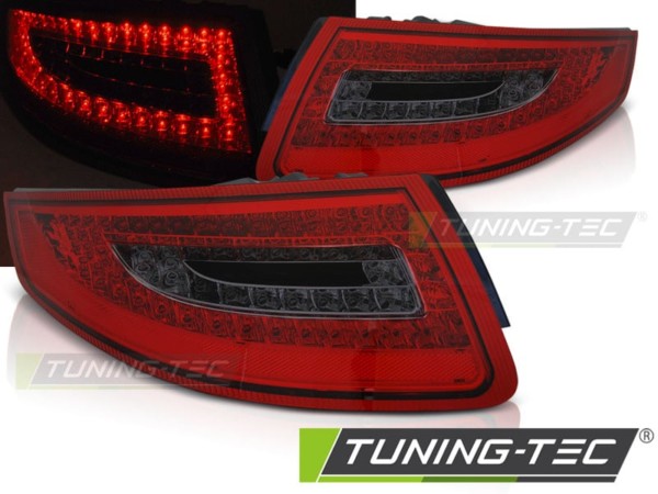 Zadné svetlá LED Červené dymové pre PORSCHE 911 997 04-09