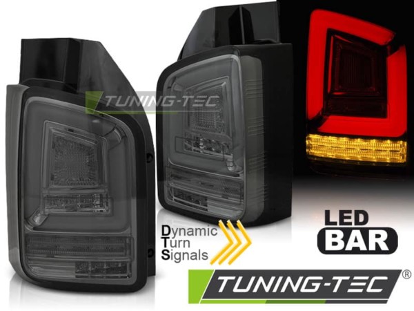 Zadné svetlá LED BAR Dymové SEQ pre VW T6 15-19 TR
